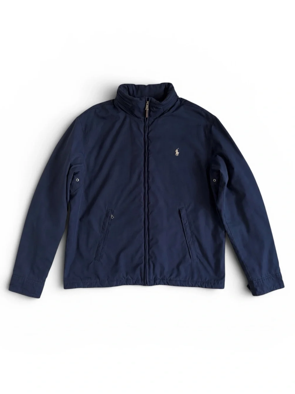 Polo Ralph Lauren Insulated Hooded Jacket Navy Fleece Lined Coat Preppy Men’s XL